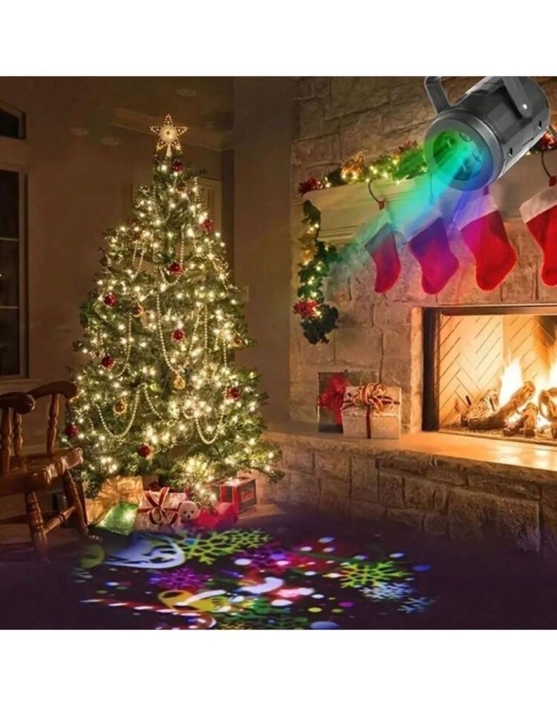 Proyector Navideño de Luces Mágicas-2