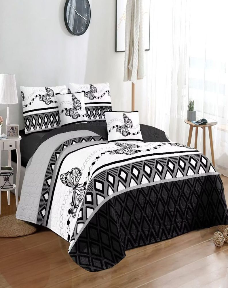 Cubrecama Quilt Verano 2 Plazas + 2 Fundas Almohada D1-2
