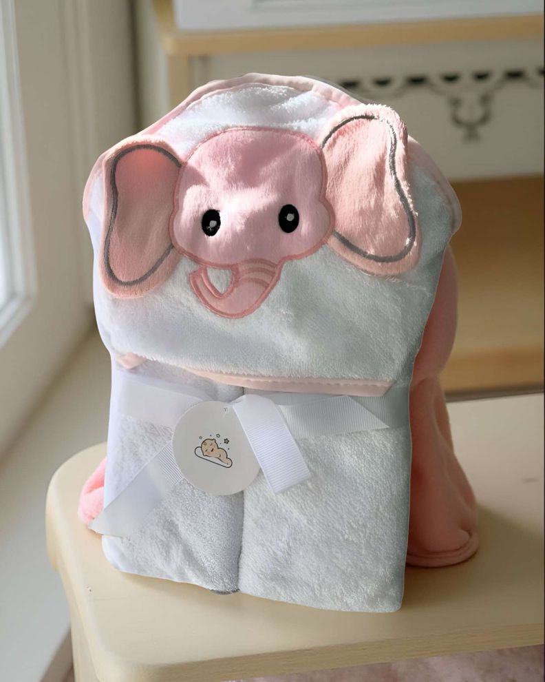 Toallas de baño con capucha para bebé niña 1-2