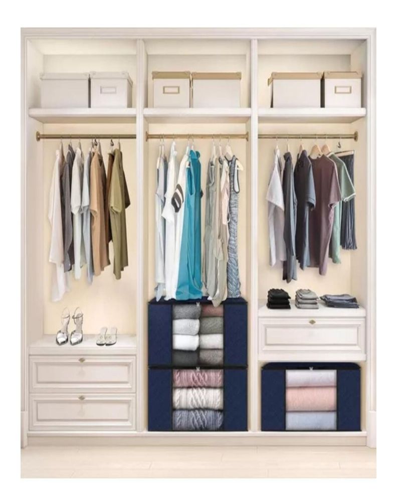 Organizador Bolsas Almacenamiento Ropa Pack 3 Hogar-2