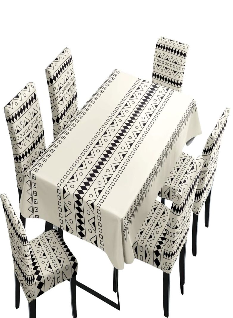 MANTEL MÁS 6 FUNDAS PARA SILLAS L23-0