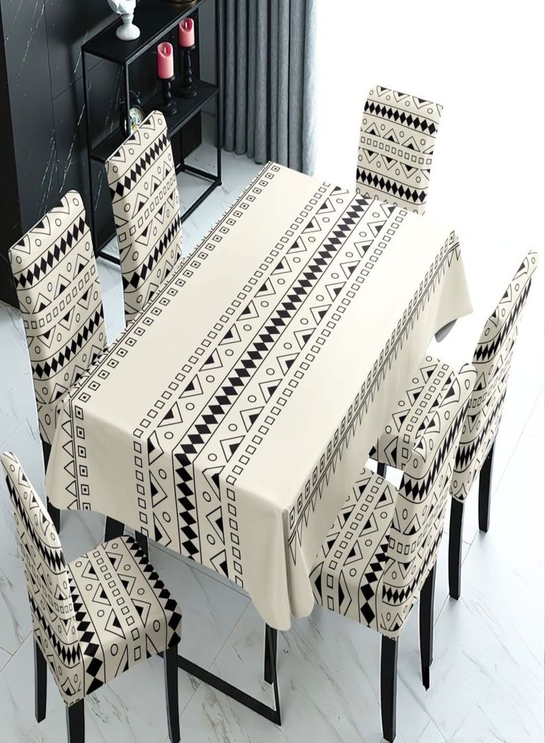MANTEL MÁS 6 FUNDAS PARA SILLAS L23-2