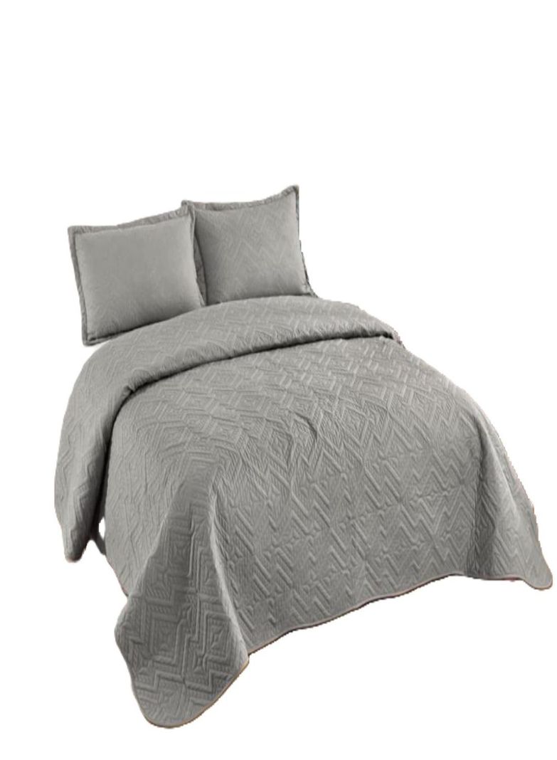 Cobertor Quilt De Verano Reversibles 1,5 Plaza-0