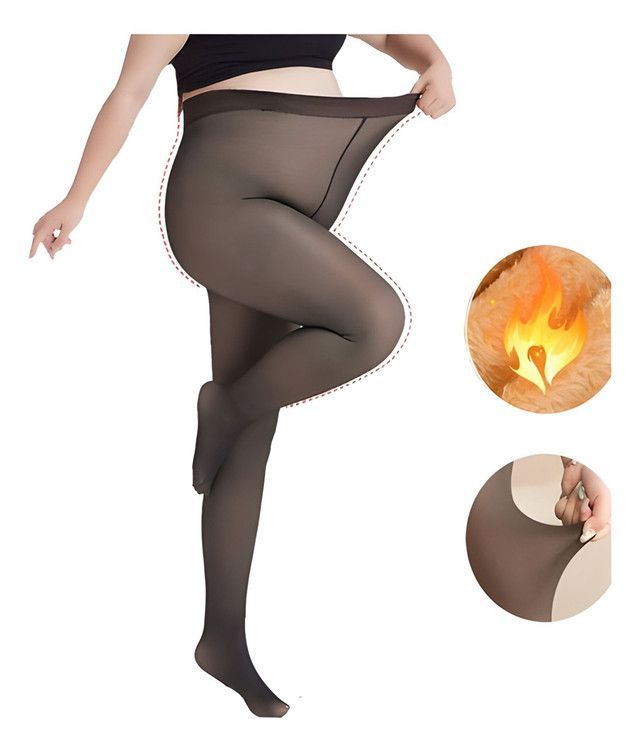 Pack de 3 Pantys Efecto Piel Mujer para Invierno con Forro-1