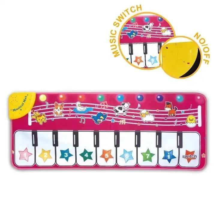 ALFOMBRA PIANO MUSICAL PARA BEBE ROSADO-2