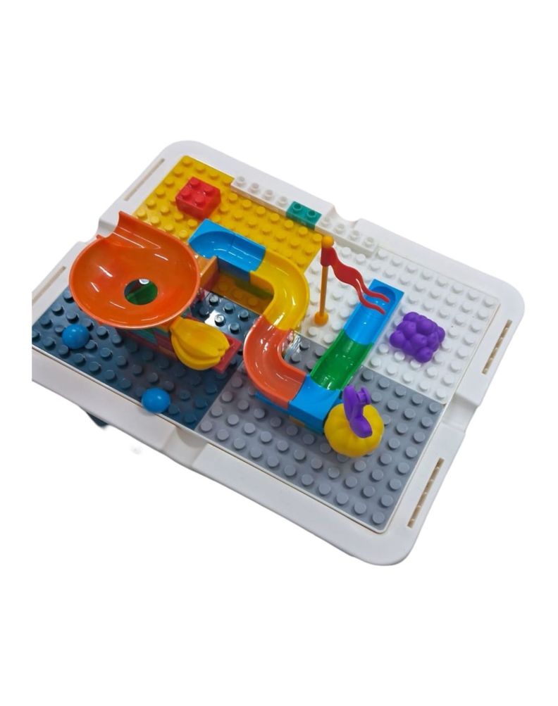 Mesa de Juego para Niños con Silla y Bloques-3