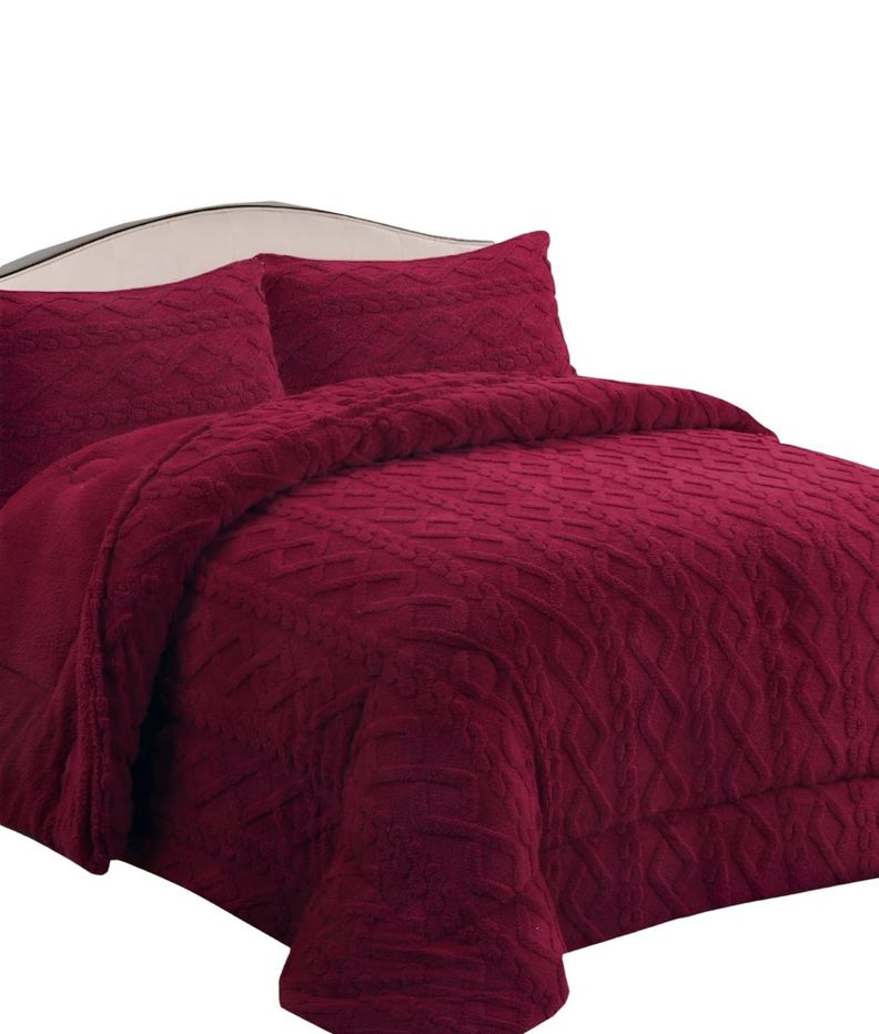 CUBRECAMA GRUESO PARA INVIERNO KING - SUPER BURDEO -06-0