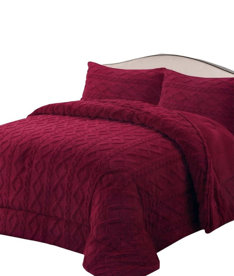 CUBRECAMA GRUESO PARA INVIERNO KING - SUPER BURDEO -06-1