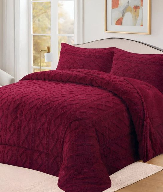 CUBRECAMA GRUESO PARA INVIERNO KING - SUPER BURDEO -06-2