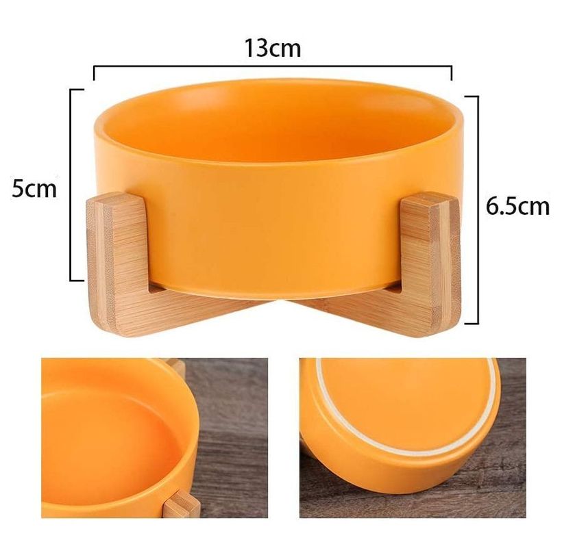 Plato Comedero De Ceramica Para Mascotas - Perros Y Gatos-2