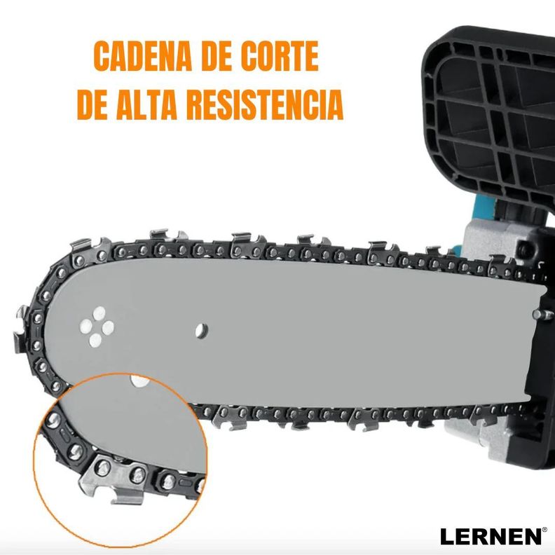 Motosierra Podadora Inalámbrica 12'' + 2 Baterías y Maletín-3