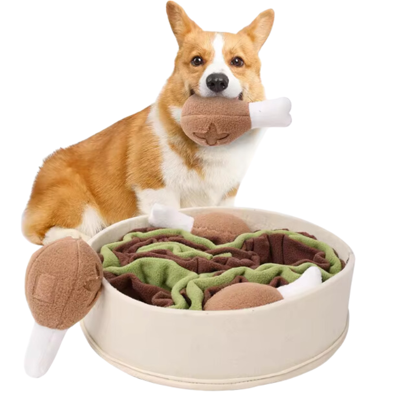 Juguete olfativo interactivo para mascotas – Pollo Chicken-0