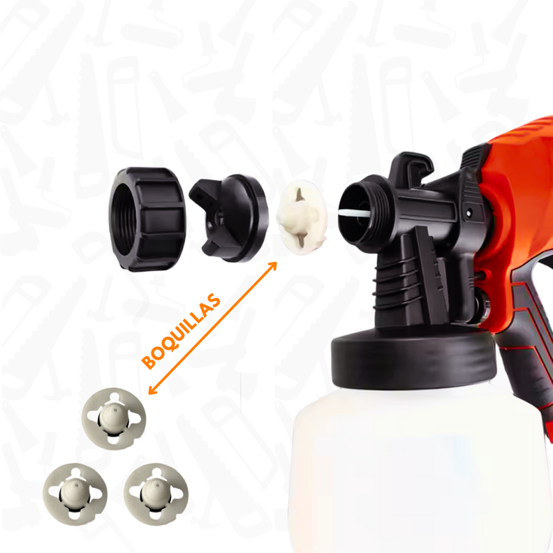 Pistola Para Pintar Eléctrica Con Compresor 550w.-2