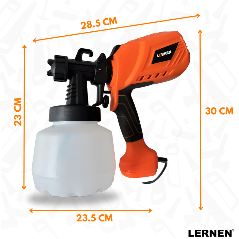 Pistola Para Pintar Eléctrica Con Compresor 550w.-4