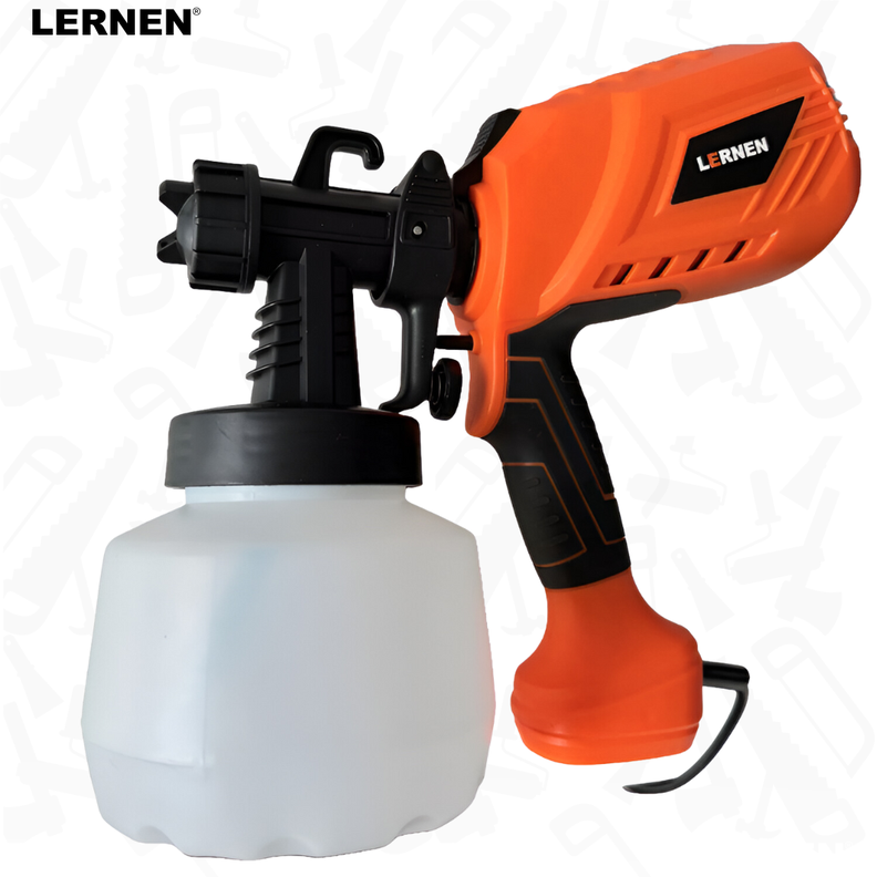 Pistola Para Pintar Eléctrica Con Compresor 550w.-5