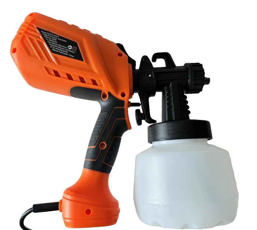 Pistola Para Pintar Eléctrica Con Compresor 550w.-6