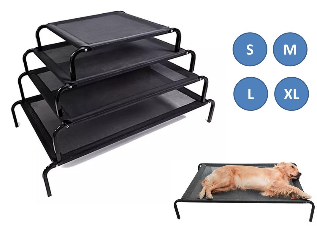 Cama Refrescante En Altura Para Perros Gatos Elevada, Talla S-0