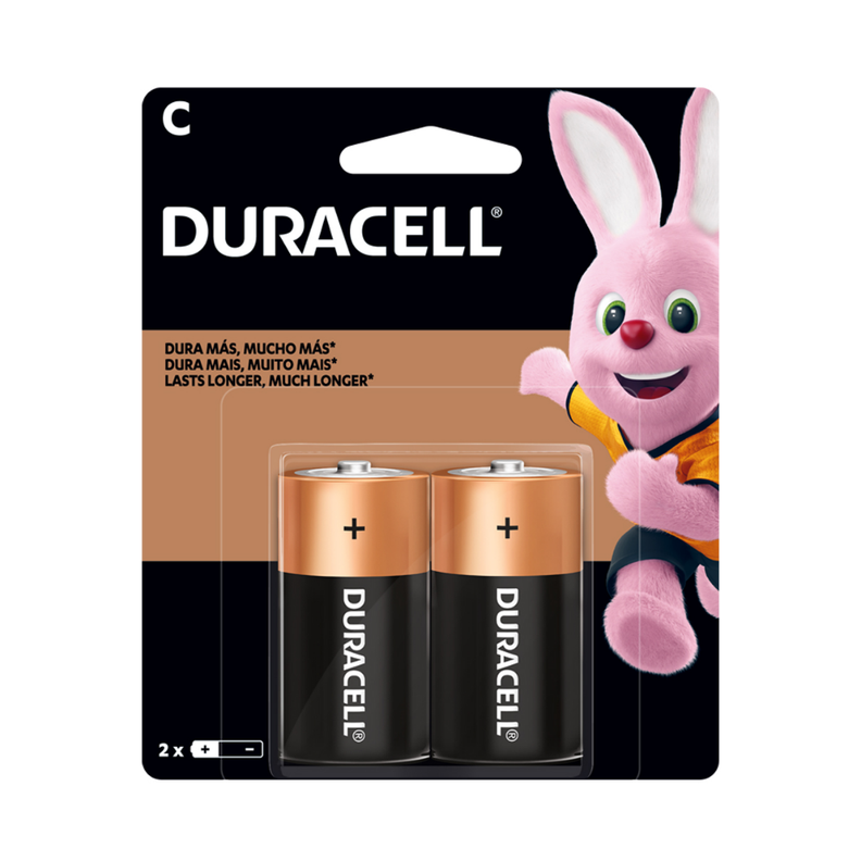 Pack 12 – Pila Mediana Duracell mn1400 – Pila C-1