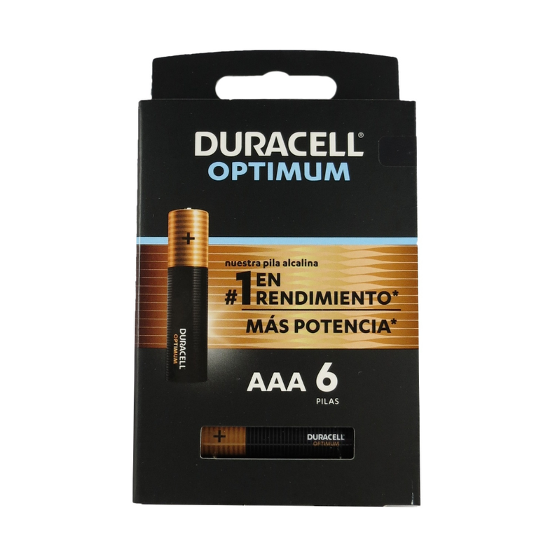 Pilas Duracell Optimum AAA  6 – Gran duración-0