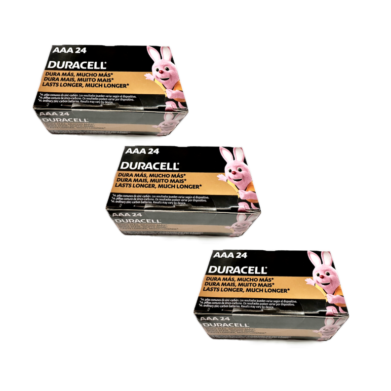 Pila AAA Duracell pack 72 pilas alcalinas – triple A-0