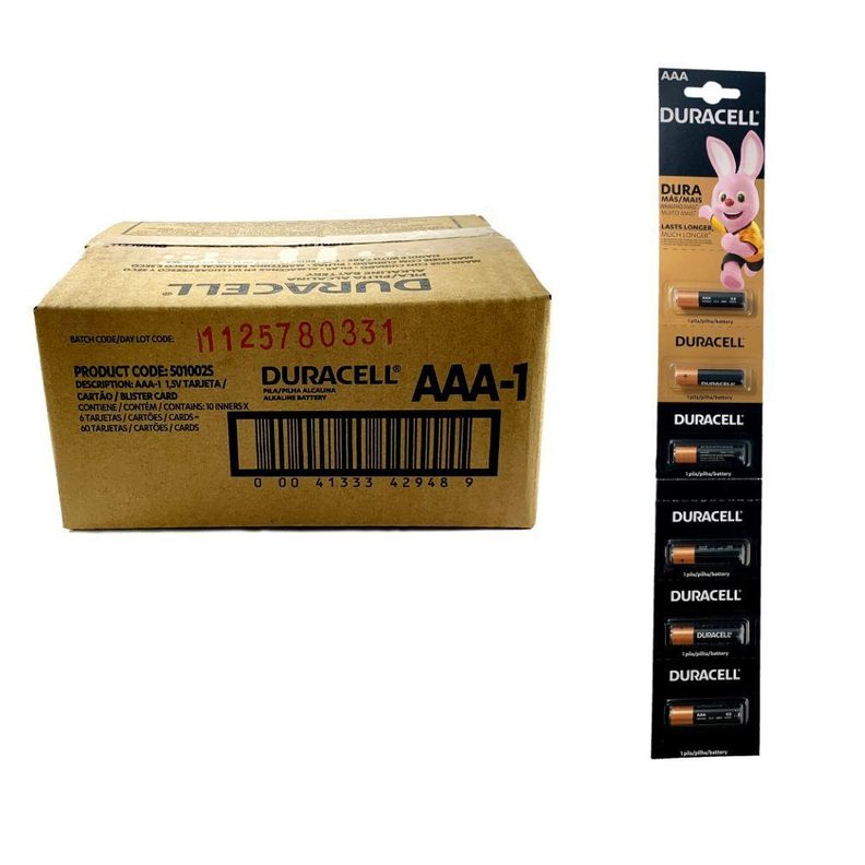 Caja 60 pilas Triple A prepicado- Duracell-0