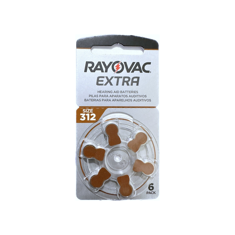 Pack 12 Pila Audífono Rayovac Extra 312 -1