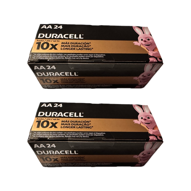 Pila AA Duracell caja 48 pilas alcalinas – doble A-0