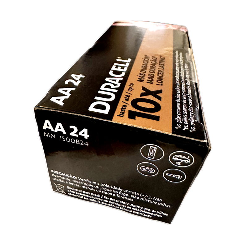 Pila AA Duracell caja 24 pilas alcalinas – doble A-2