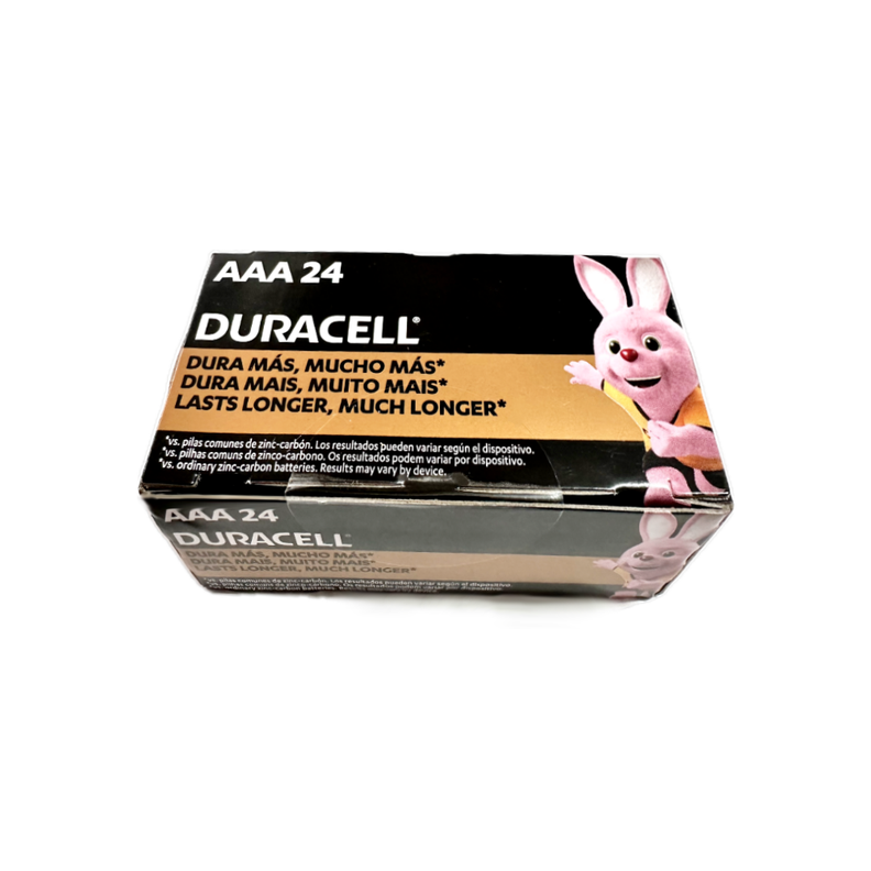Pilas AAA Duracell caja 24 pilas alcalinas – triple A-0