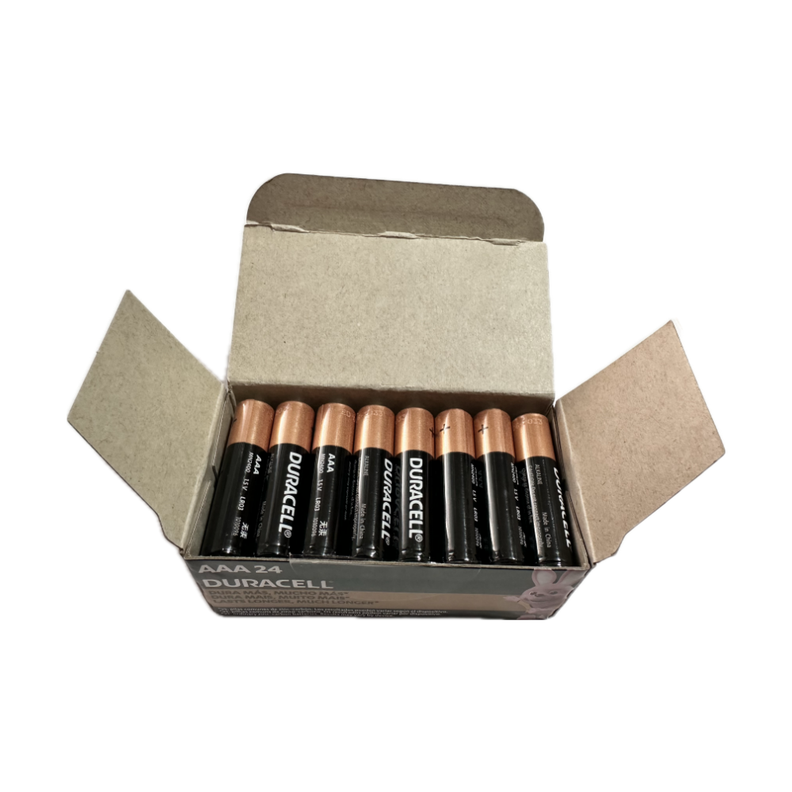Pilas AAA Duracell caja 24 pilas alcalinas – triple A-1