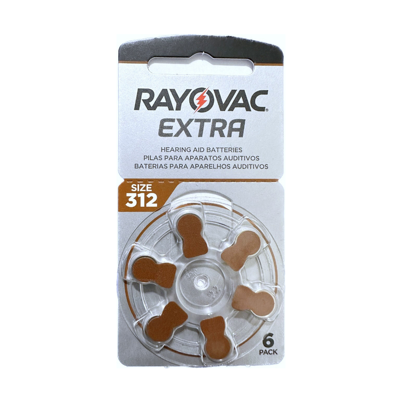 Pack 60 Pilas Rayovac Extra 312 Auditivas 1,45V Pack 60-0