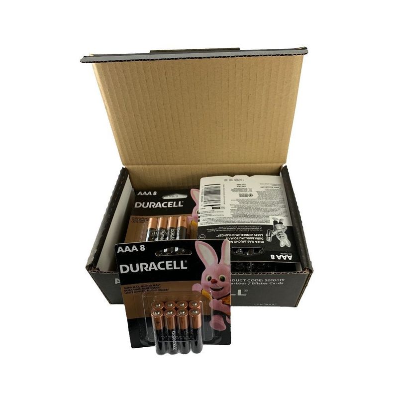 Caja 96 Pilas AAA Duracell triple A Alcalinas-1