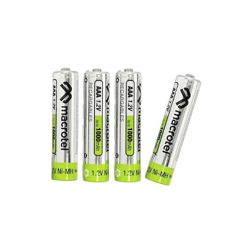 Pilas AAA Recargables / Hibridas Macrotel Pack 5 Unidades -1