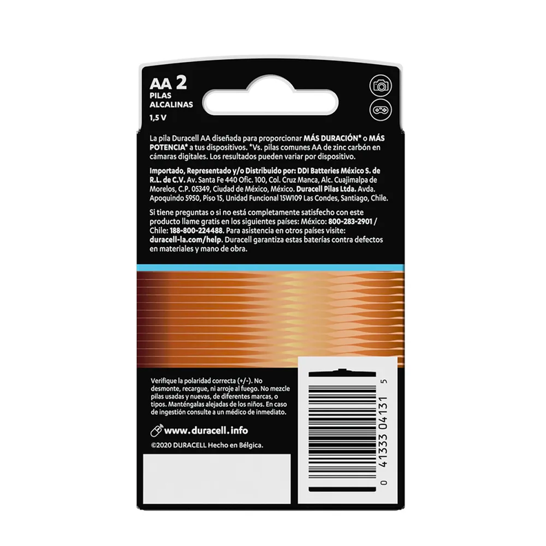 Pilas Duracell Optimum AA 2 – Gran duración-1