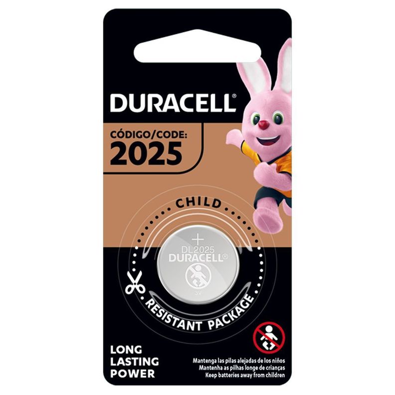 Pila CR2025 Duracell - 3 V -0