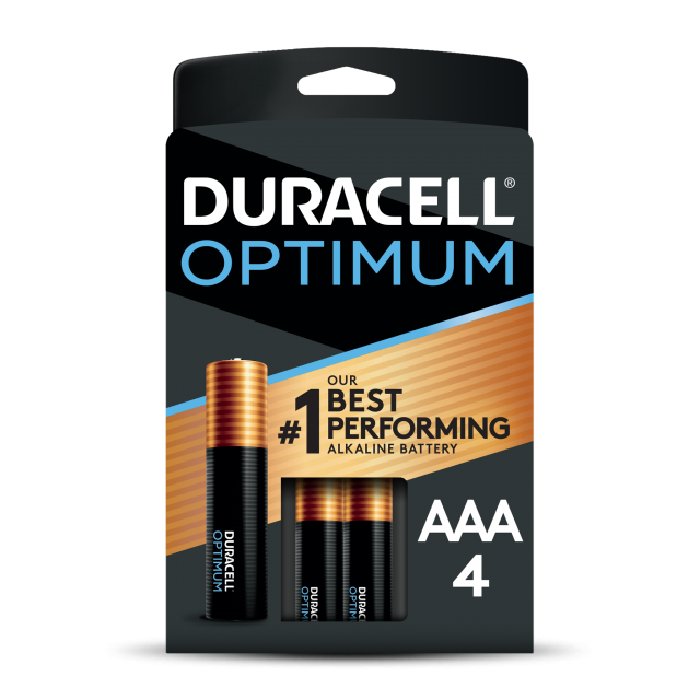 Pilas Duracell Optimum AAA 4 - Gran duración -0