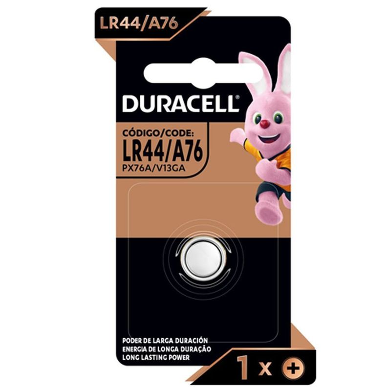 Pack 6 Pila Duracell LR44 / 76A-1