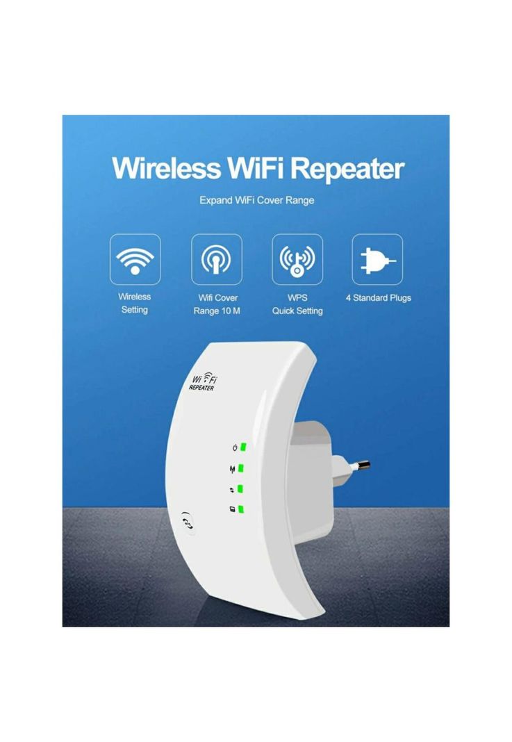 Repetidor Amplificador De Señal Wifi Inalambrico 300 Mbps-5