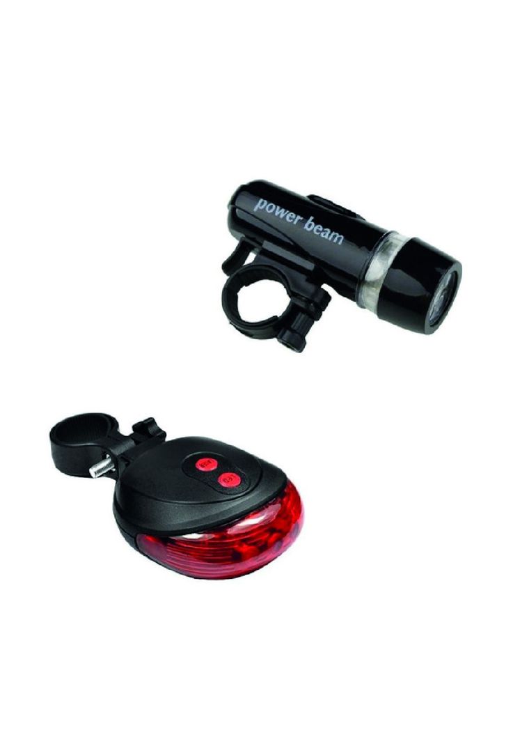 Luces Linterna Para Bicicleta Led Pack 2 Delantera Y Trasera-0
