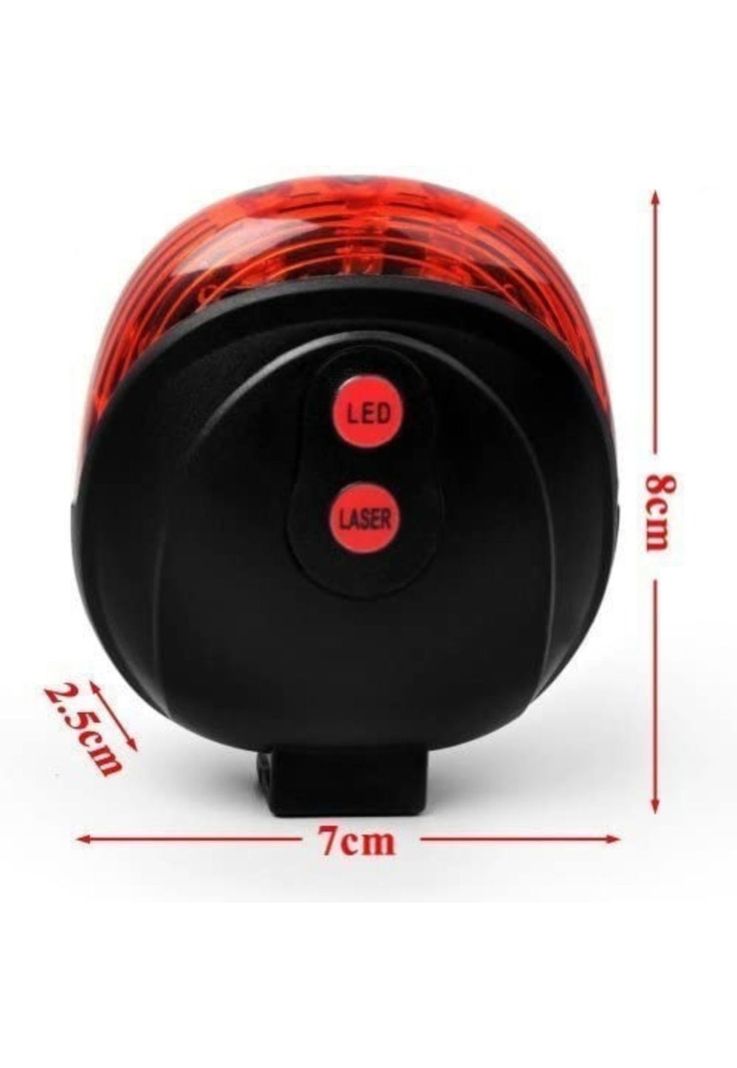 Luces Linterna Para Bicicleta Led Pack 2 Delantera Y Trasera-1