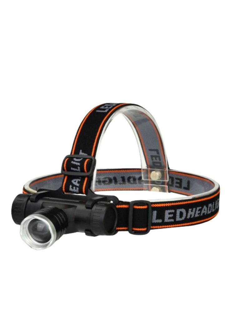 Linterna Frontal LED Recargable con Foco para Cabeza Minera-3