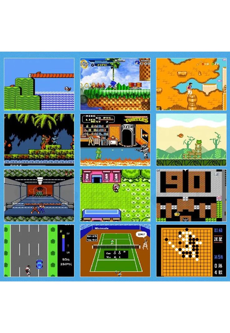 Consola Retro Mini Game 620 Juegos Con 2 Controles-2