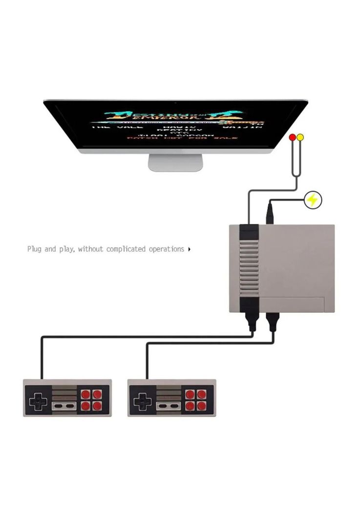 Consola Retro Mini Game 620 Juegos Con 2 Controles-3