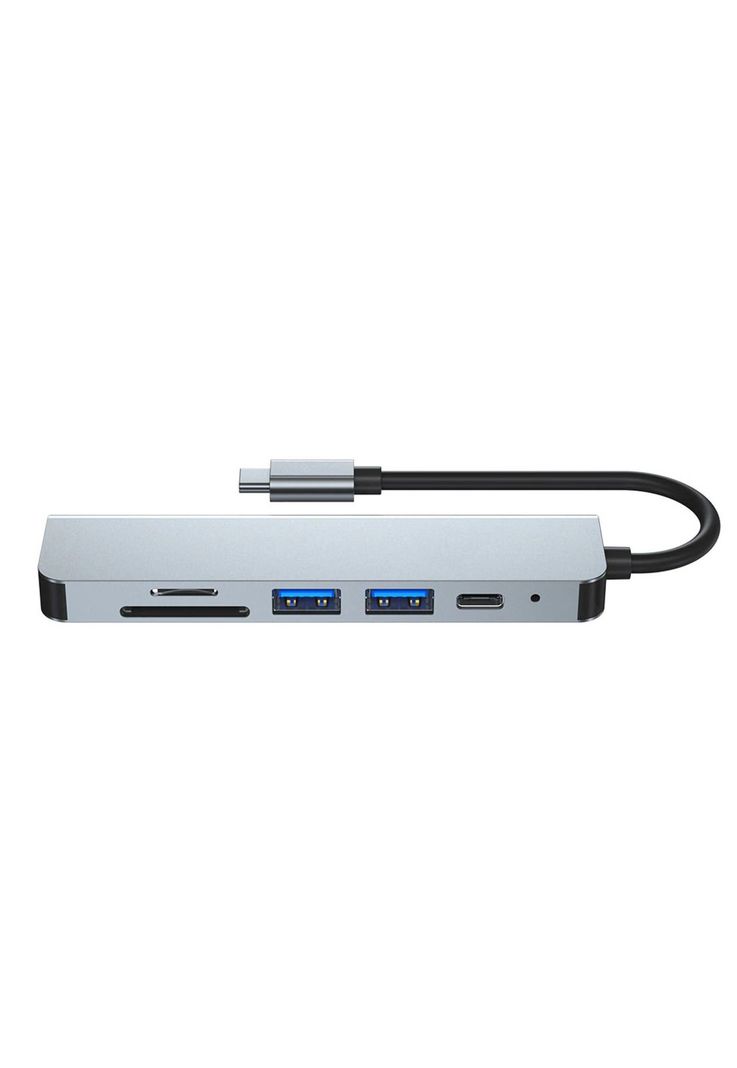Hub Adaptador Usb-c 6 En 1 (Hdmi, 2x Usb 3.0, Tf, Sd, Usb-c)-8