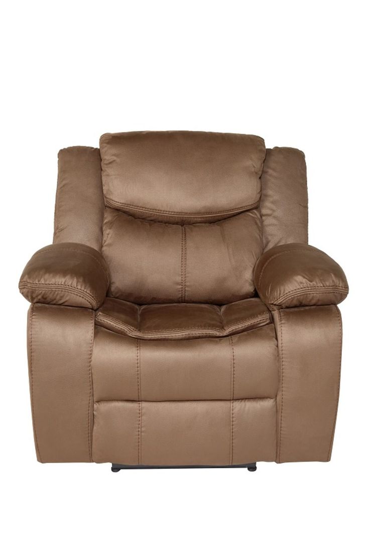 Sofa Reclinable Luxorecline 1 Cuerpo Café claro-0