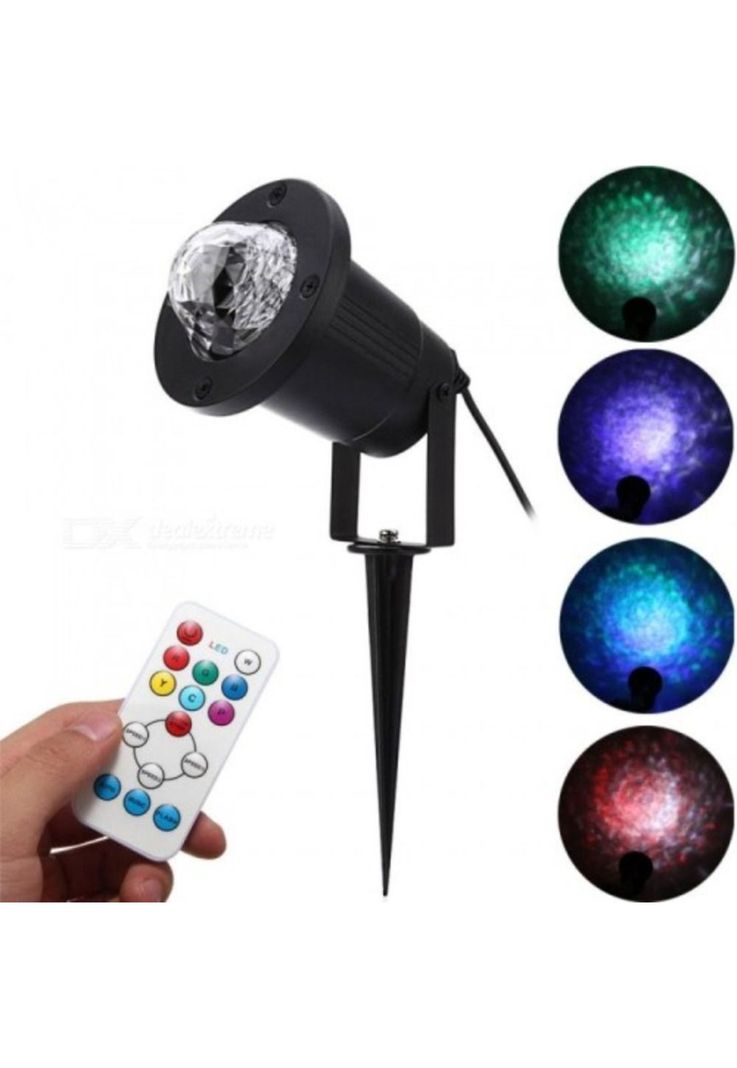 Proyector LED RGB para Jardín e Iluminación Exterior-5