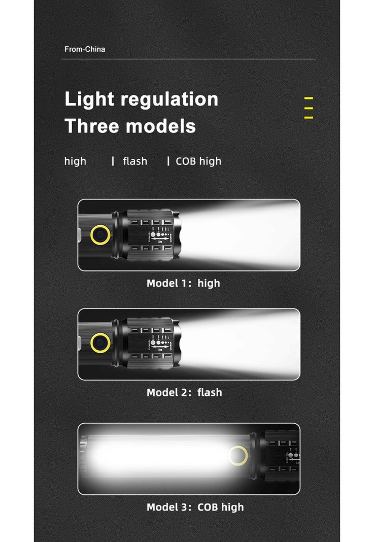 Linterna Tactica Led Recargable P50-4