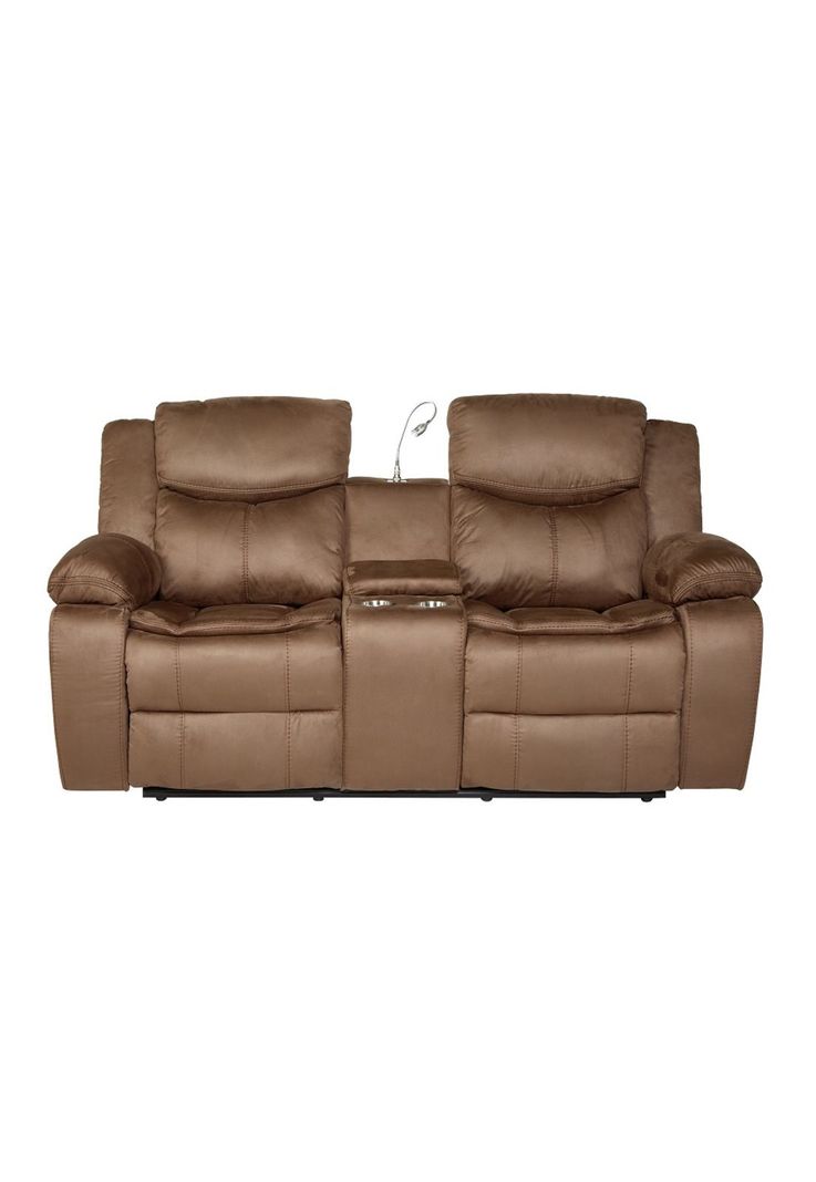 Sofa Reclinable Luxorecline 2 Cuerpos Café oscuro-0