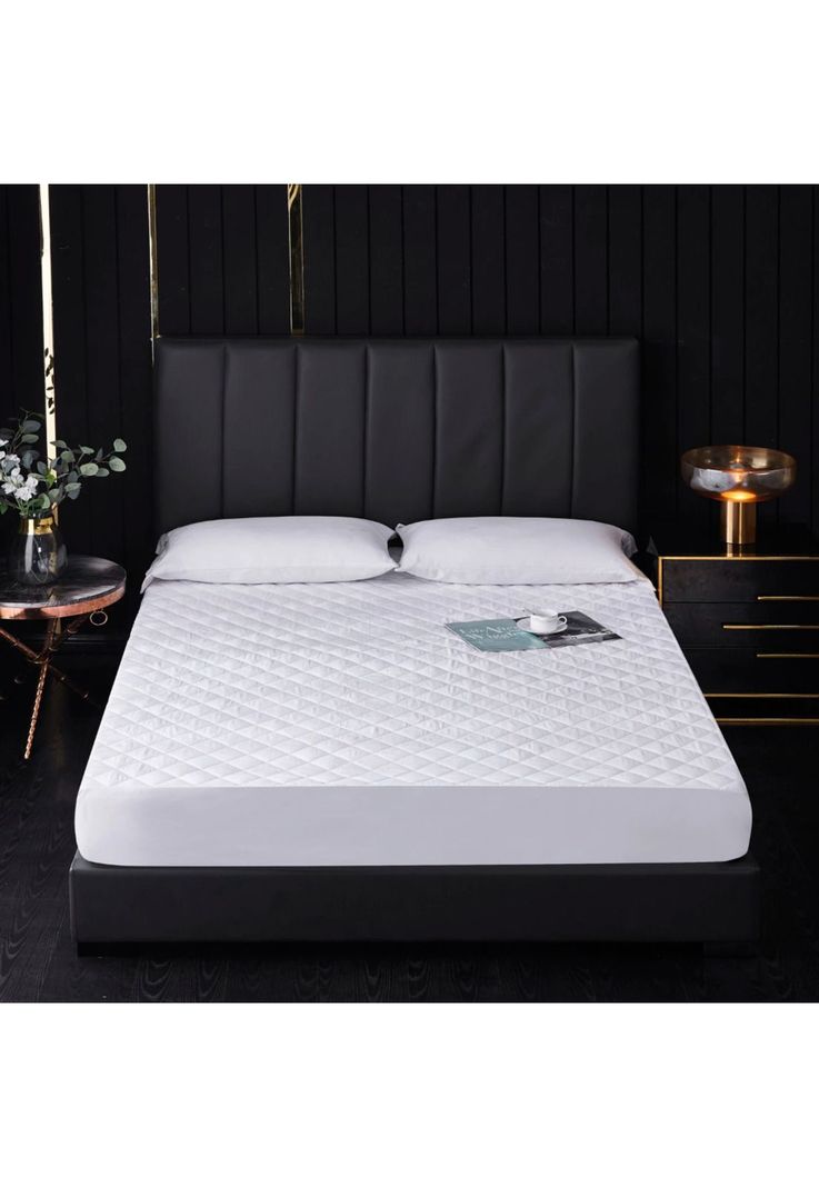  Cubre Colchon Impermeable Cama 2.5 Plazas 200x180+30-4