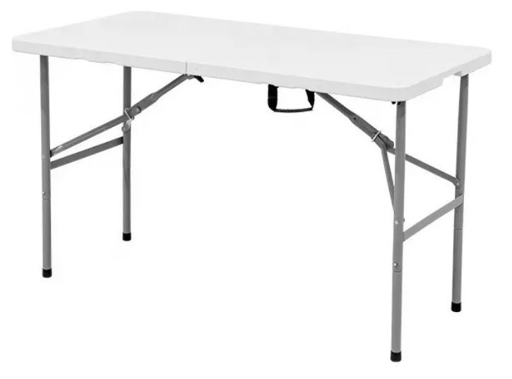 Mesa plegable 122*60*74cm tipo maleta-0